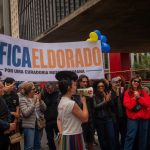 Protesto contra o fim da Rádio Eldorado